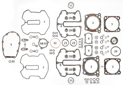GHDP Oil pump seal ME17-up (FR)