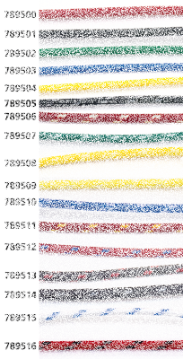 Cloth covered wire yellow/white 25ft (FR)
