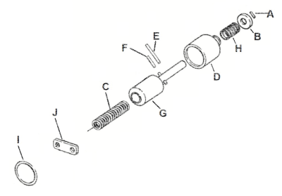10Pck Solenoid Plunger roll pins 1/2x1/8 (FR)