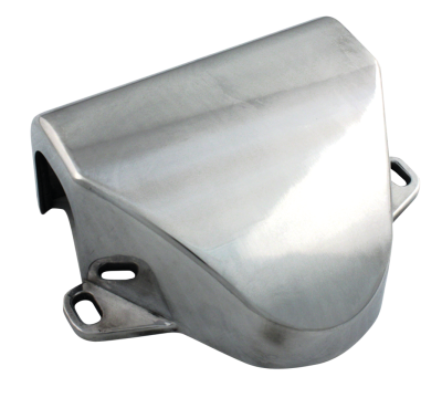 Polished handlebar clamp cover FL60-79 (FR)