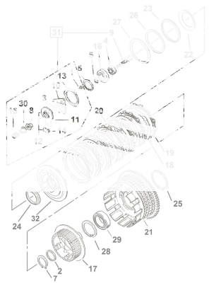 10pck retaining ring (FR)