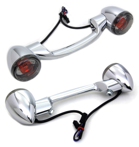 Turn Signal Bar Chrome/Smoke FLH/T99-13