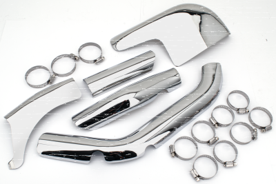 Exhaust Heat Shields Chrome FL70-84 (FR)