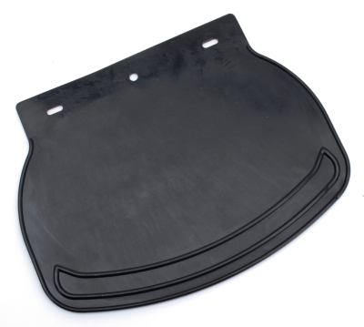 Rubber Mud Flap Plain Black (FR)