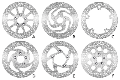 SBS 1 piece Brake disc 260mm 2,22" ID (FR)