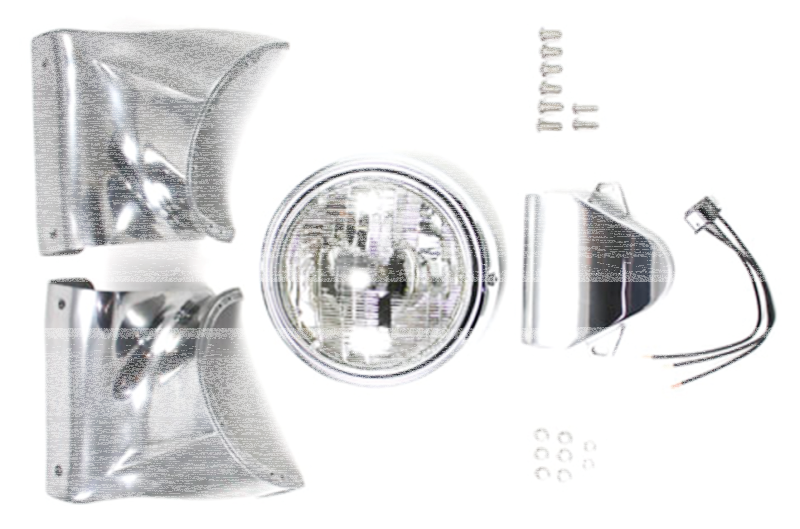 Polished Nacelle kit FLH60-84 (FR)