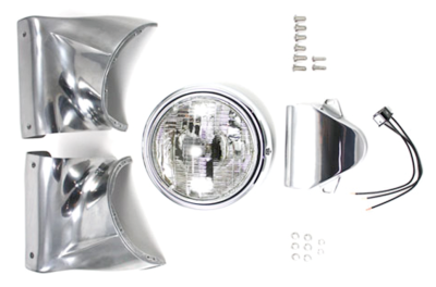 Polished Nacelle kit FLH60-84 (FR)