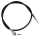 Black speedo cable assy L= 40" 16mm conn (FR)