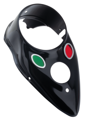 BLK replica Cateye dash 39-e42 raised V (FR)