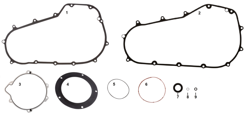 COMETIC clutch cover seal, molded rubber (FR)