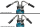 Rabbit 1" Handlebars Dimpled Chrome (FR)