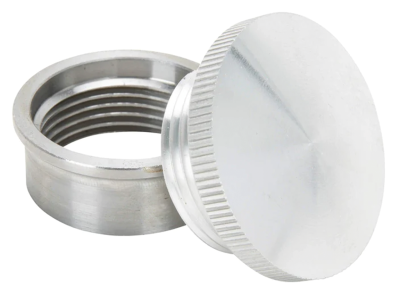 Knurled Alu Gas/Oil Cap Kit Unvented (FR)