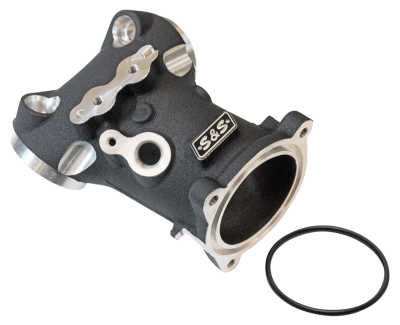 S&S blck high flow manifold ME17-UP 55mm (FR)