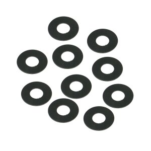 Washer w/silicone, flat - 3/8" x 7/8" x (FR)