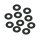 Washer w/silicone, flat - 3/8" x 7/8" x (FR)