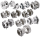 Rear hub assy FLH/T86-99 chrome (FR)