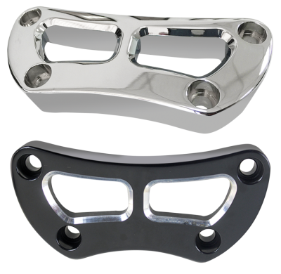 Top Riser Clamp Cut-Out 1" Chr HD73-Up (FR)