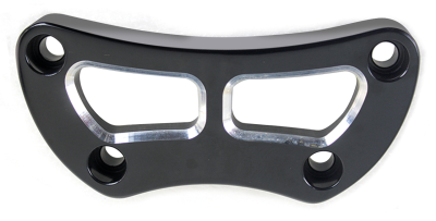 Top Riser Clamp Cut-Out 1" Blk HD73-Up