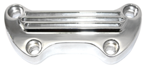 Top Riser Clamp Finned 1" Chr HD73-Up