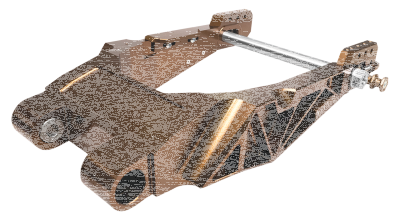 Vitys Billet Swingarm Bronze FLH/T14-Up (FR)
