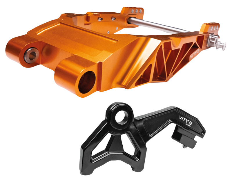 Radial Caliper Bracket Orange FLH/T14-Up (FR)