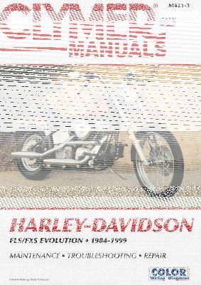 Clymer service manual 84-99 Softail & FX (FR)