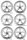 White Pricecode Ricks V-Rod wheels (FR)