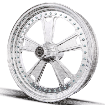 White Pricecode Ricks V-Rod wheels (FR)