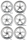 White Pricecode Ricks V-Rod wheels (FR)