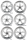 White Pricecode Ricks V-Rod wheels (FR)