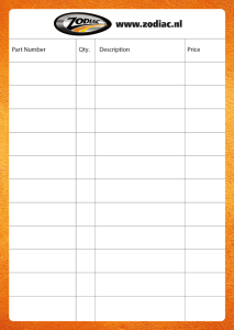 Zodiac note block DIN A6 (FR)