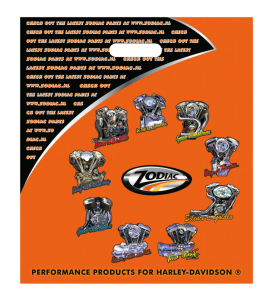 25pck Zodiac plastic shopping bags (FR)