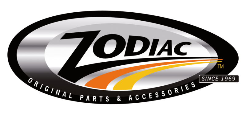 100pck Zodiac Oval white sticker (FR)