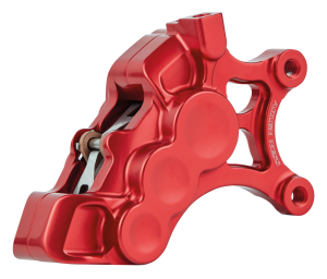 Right 6-piston caliper 14" red (FR)