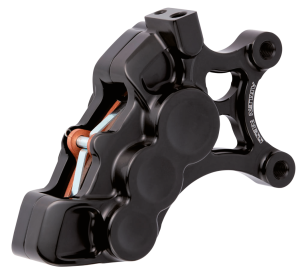 Black LHFR 6-piston caliper f/14" disc (FR)