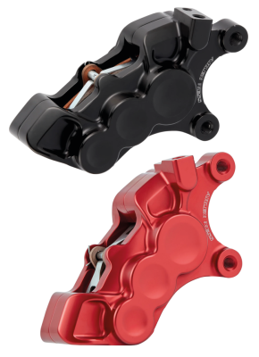 Ness 6-piston 11.8" caliper red left (FR)