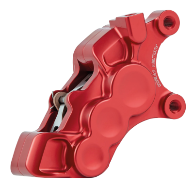 Ness 6-piston 11.8" caliper red right (FR)