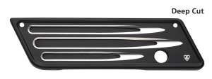 DC SDDLBG LATCH COVERS FLH/T14-UP BLACK (FR)