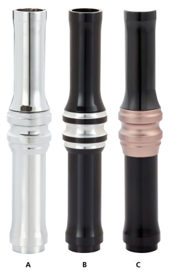 10-GAUGE PUSHROD COVERS TC99-17 CHROME (FR)