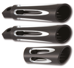 DEEP CUT FOOTPEGS, BLACK (FR)