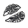 10-GAUGE PASS FLOORBOARDS BLACK (FR)