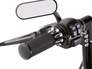 DC GRIPS, H-D, CBL LONG, BLK (FR)