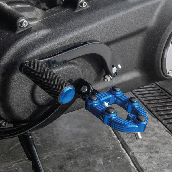 Ness MX Foot Pegs Blue No Mounts (FR)