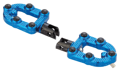 Ness MX Foot Pegs Blue No Mounts (FR)