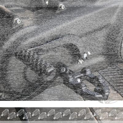 Ness MX Foot Pegs Black No Mounts (FR)