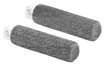 Knurled Fusion Drvr Footpegs Blk ST18-UP (FR)