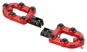 Ness MX Foot Pegs Red No Mounts (FR)