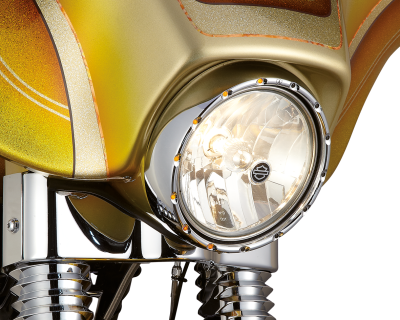 FLST H/L TURN SGNL RING, CHR