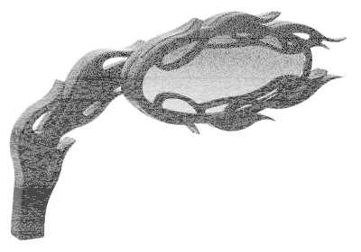 ALT. FLAMED MIRROR, BLK, RIGHT (FR)