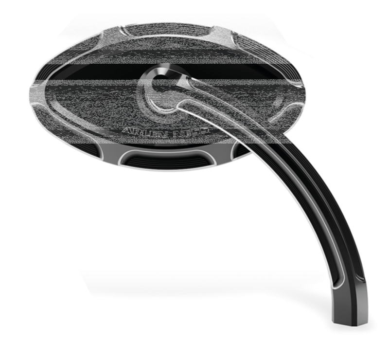 BEVELED MIRROR  LEFT  BLACK (FR)